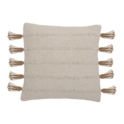 Cushions - Ensar Cushion, Nature, Recycled Cotton - CREATIVE COLLECTION