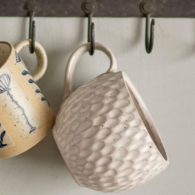 Tasses et mugs - Maian Mug, Blanc, Grès  - CREATIVE COLLECTION