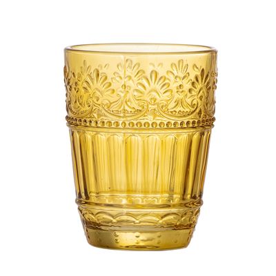 Glass - Feyza Drinking Glass, Yellow, Glass  - CREATIVE COLLECTION