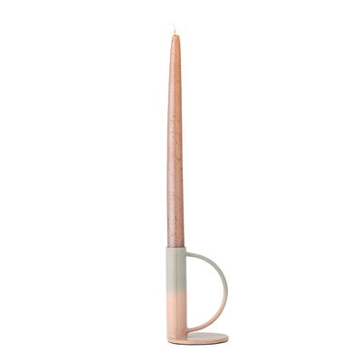 Candlesticks and candle holders - Peach Candle Holder, Rose, Metal  - BLOOMINGVILLE MULTIBRAND HOUSE