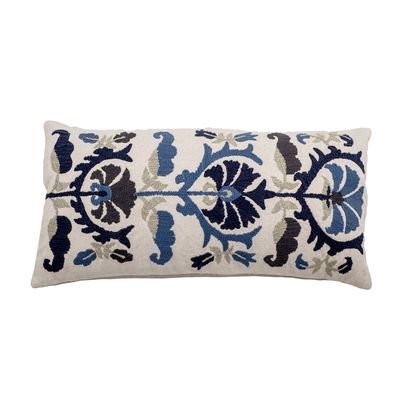 Coussins - Anzio Coussin, Blue, Coton - CREATIVE COLLECTION