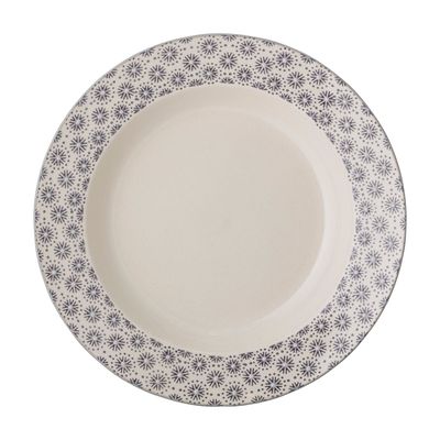 Assiettes au quotidien - Elsa Assiette à pâtes, Gris, Grès - BLOOMINGVILLE MULTIBRAND HOUSE