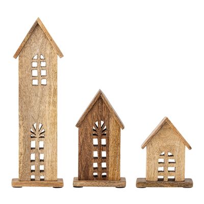 Decorative objects - Culine Deco, Nature, Mango Set of 3 - BLOOMINGVILLE MULTIBRAND HOUSE