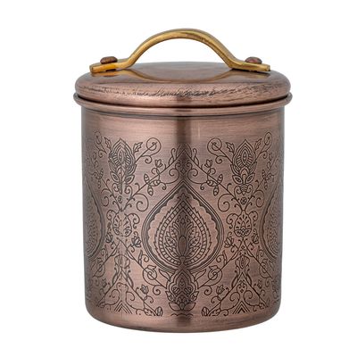 Food storage - Saralin Jar w/Lid, Copper, Stainless Steel  - CREATIVE COLLECTION