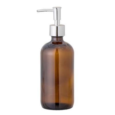 Lave-mains - Cayler Distributeur de savon, Marron, Verre  - BLOOMINGVILLE