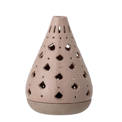 Bougeoirs et photophores - Godwin Photophore, Marron, Grès - BLOOMINGVILLE MULTIBRAND HOUSE