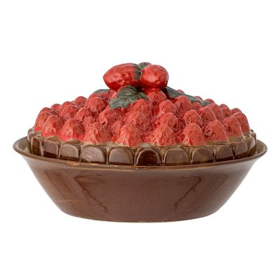 Couverts & ustensiles de cuisine - Maehan Plat au four avec couvercle, Marron, Grès - CREATIVE COLLECTION