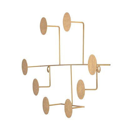 Mounting accessories - Fia Coat Rack, Brass, Metal  - BLOOMINGVILLE MULTIBRAND HOUSE