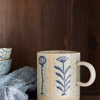 Tasses et mugs - Leonie Mug, Blue, Grès  - CREATIVE COLLECTION