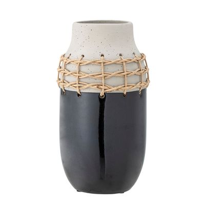 Vases - Janie Vase, Noir, Céramique - BLOOMINGVILLE MULTIBRAND HOUSE