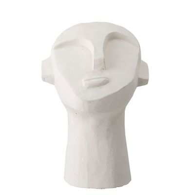 Decorative objects - Indo Deco, White, Cement  - BLOOMINGVILLE MULTIBRAND HOUSE