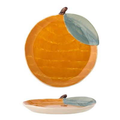 Everyday plates - Agnes Plate, Orange, Stoneware - BLOOMINGVILLE MINI