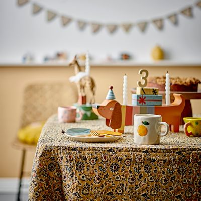 Assiettes au quotidien - Agnes Assiette, Orange, Grès  - BLOOMINGVILLE MINI