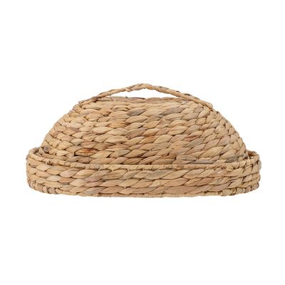 Shopping baskets - Synne Bread Basket, Nature, Water Hyacinth  - BLOOMINGVILLE