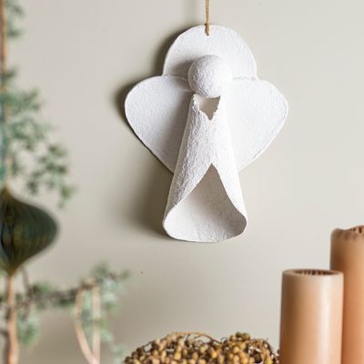 Objets de décoration - Argelers Déco, Blanc, Papier mâché  - BLOOMINGVILLE MULTIBRAND HOUSE