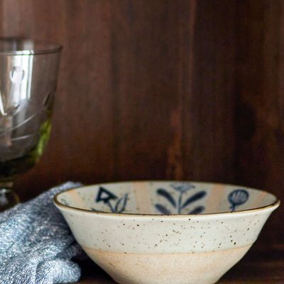 Bols - Leonie Bol, Blue, Grès  - CREATIVE COLLECTION