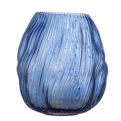 Vases - Leyla Vase, Blue, Verre - CREATIVE COLLECTION