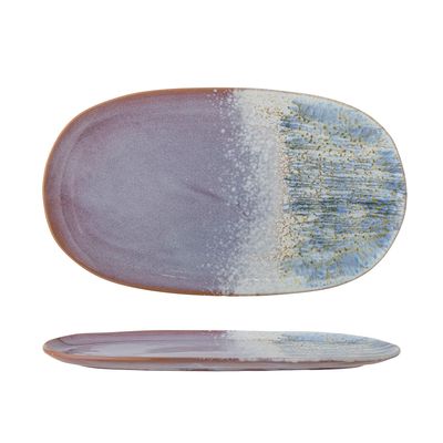 Couverts & ustensiles de cuisine - Cloe Assiette de service, Blue, Grès - CREATIVE COLLECTION