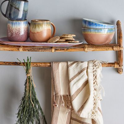 Couverts & ustensiles de cuisine - Cloe Assiette de service, Blue, Grès  - CREATIVE COLLECTION