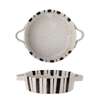 Couverts & ustensiles de cuisine - Marita Plat au four, Noir, Grès - BLOOMINGVILLE MULTIBRAND HOUSE