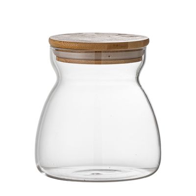 Food storage - Tinse Jar w/Lid, Clear, Glass  - BLOOMINGVILLE