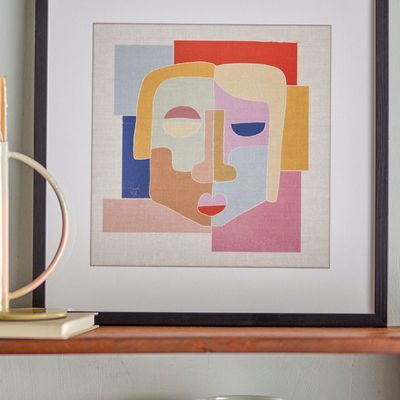 Autres décorations murales - Peto Illustration avec cadre, Noir, Pin  - BLOOMINGVILLE MULTIBRAND HOUSE