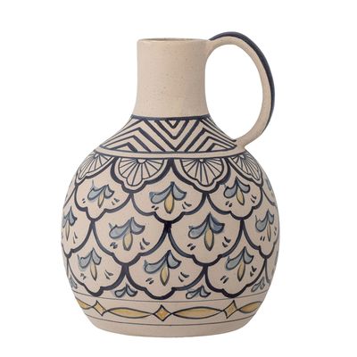 Vases - Nadya Vase, Blue, Grès - BLOOMINGVILLE MULTIBRAND HOUSE