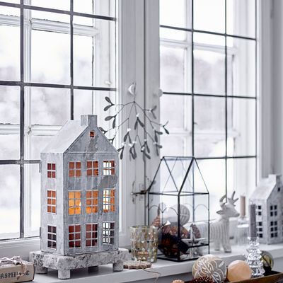 Lampes de table extérieures - Heidrun Lanterne, Gris, Métal Set of 2 - BLOOMINGVILLE MULTIBRAND HOUSE