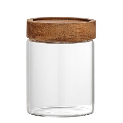 Food storage - Kauna Jar w/Lid, Clear, Glass  - BLOOMINGVILLE