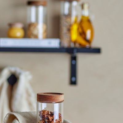 Boîtes de conservation - Kauna Cruche avec couvercle , Dégager, Verre  - BLOOMINGVILLE MULTIBRAND HOUSE