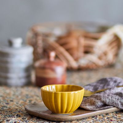 Bowls - Latina Bowl, Yellow, Stoneware  - BLOOMINGVILLE MULTIBRAND HOUSE