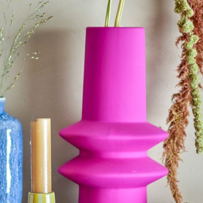 Vases - Isold Vase, Rose, Grès  - BLOOMINGVILLE MULTIBRAND HOUSE