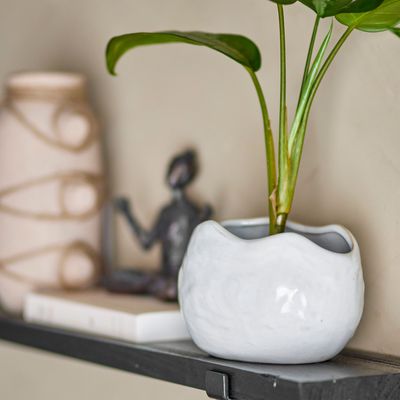 Pots de fleurs - Pennie Pot de fleurs, Blanc, Grès  - BLOOMINGVILLE MULTIBRAND HOUSE