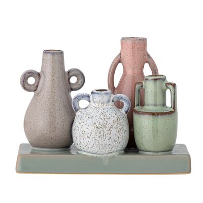 Vases - Aidan Vase, Verte, Grès - CREATIVE COLLECTION