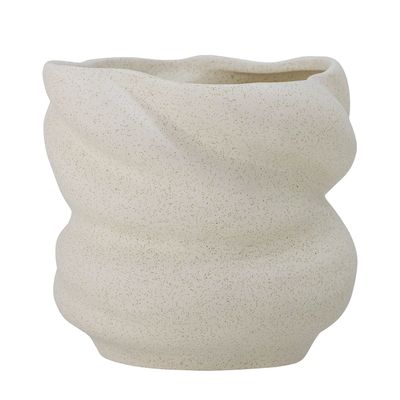 Pots de fleurs - Orana Pot de fleurs, Blanc, Grès - BLOOMINGVILLE MULTIBRAND HOUSE
