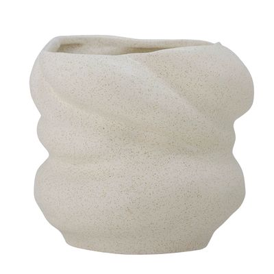 Flower pots - Orana Flowerpot, White, Stoneware  - BLOOMINGVILLE MULTIBRAND HOUSE
