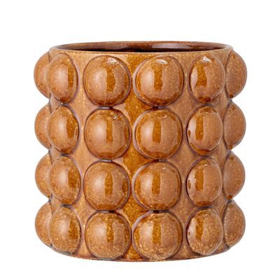 Flower pots - Deia Deco Flowerpot, Brown, Stoneware - BLOOMINGVILLE MULTIBRAND HOUSE