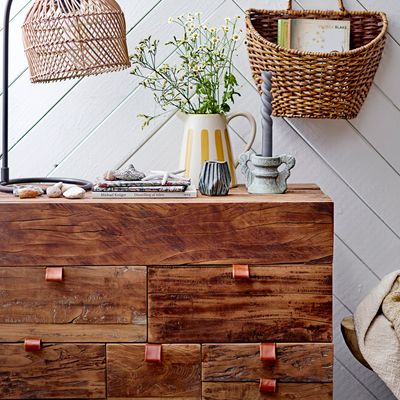 Bougeoirs et photophores  - Hewa Bougeoir, Blue, Grès  - CREATIVE COLLECTION