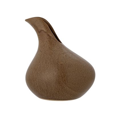 Vases - Amina Vase, Brown, Stoneware - BLOOMINGVILLE MULTIBRAND HOUSE