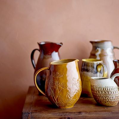 Carafes - Bence Jug, Brown, Stoneware  - CREATIVE COLLECTION