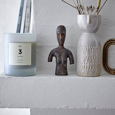 Bougies - NO. 3 - Santal Fig Bougie parfumée, Blue, Cire naturelle  - ILLUME X BLOOMINGVILLE