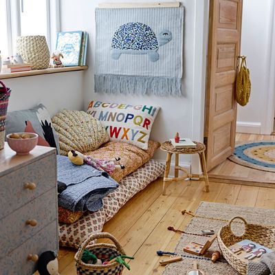 Cushions - Lexi Cushion, Nature, Cotton  - BLOOMINGVILLE MINI