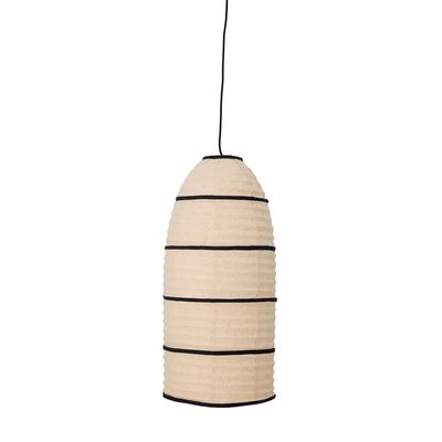 Hanging lights - Larrin Pendant Lamp, Nature, Paper  - BLOOMINGVILLE