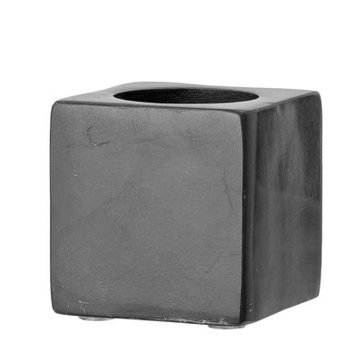 Bougeoirs et photophores - Estel Photophore, Noir, Pierre ollaire - BLOOMINGVILLE MULTIBRAND HOUSE