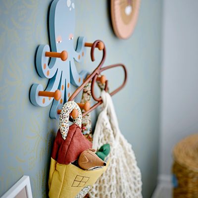 Mounting accessories - Oswall Coat Rack, Blue, Lotus  - BLOOMINGVILLE MINI