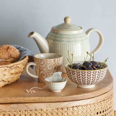 Tasses et mugs - Maple Tasse, Orange, Grès  - CREATIVE COLLECTION