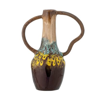 Vases - Mahnoor Vase, Marron, Grès - CREATIVE COLLECTION