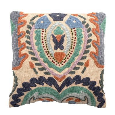Cushions - Chieti Cushion, Blue, Cotton  - BLOOMINGVILLE