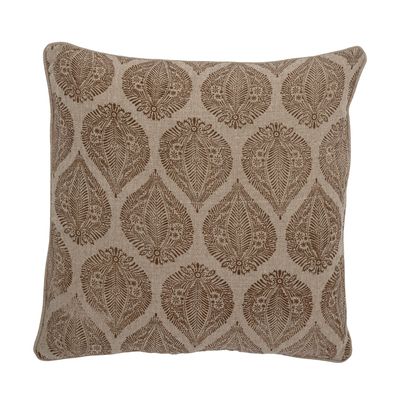 Cushions - Cergy Cushion, Brown, Cotton  - CREATIVE COLLECTION
