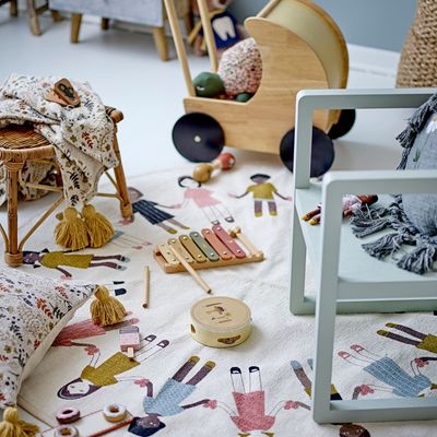 Rugs - Friends Rug, Nature, Cotton  - BLOOMINGVILLE MINI